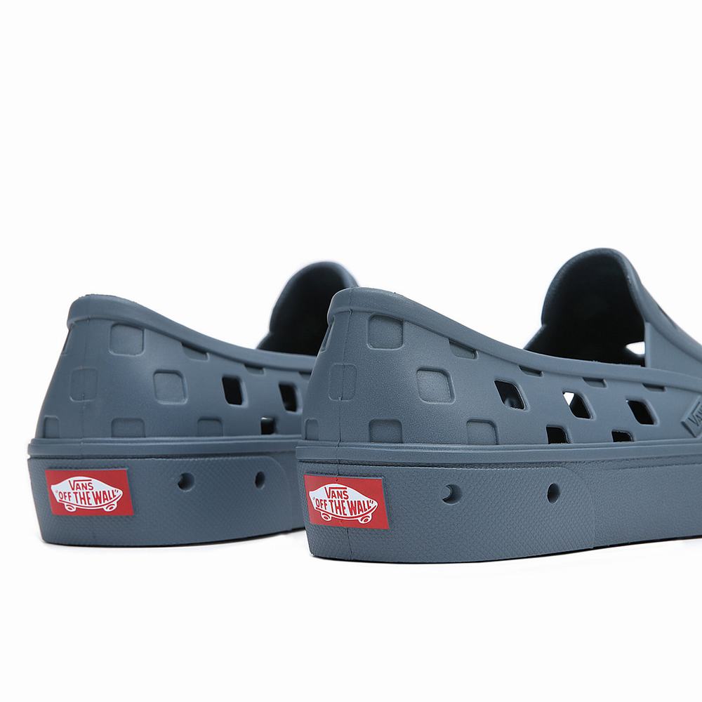 Men's Vans Slip-On TRK Slip On Shoes Grey | USA20153