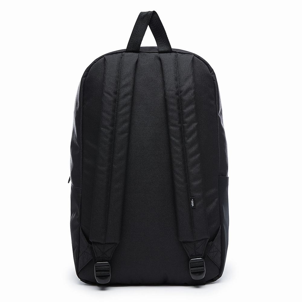 Men's Vans Snag Backpacks Black | USA25879