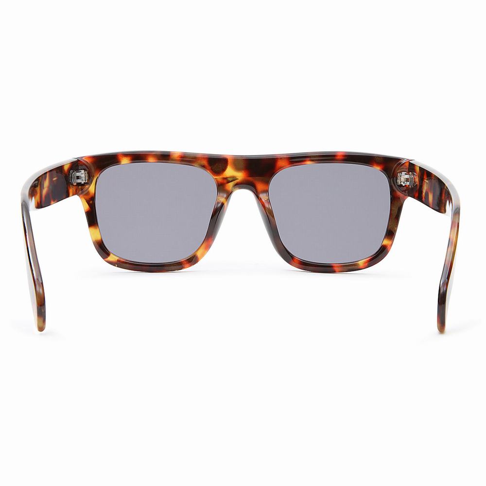 Men's Vans Squared Off Sunglasses Brown | USA50862