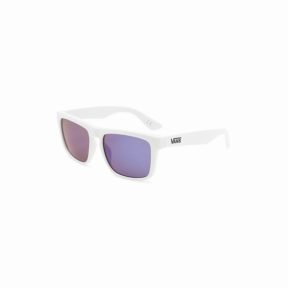 Men's Vans Squared Off Sunglasses White | USA45903