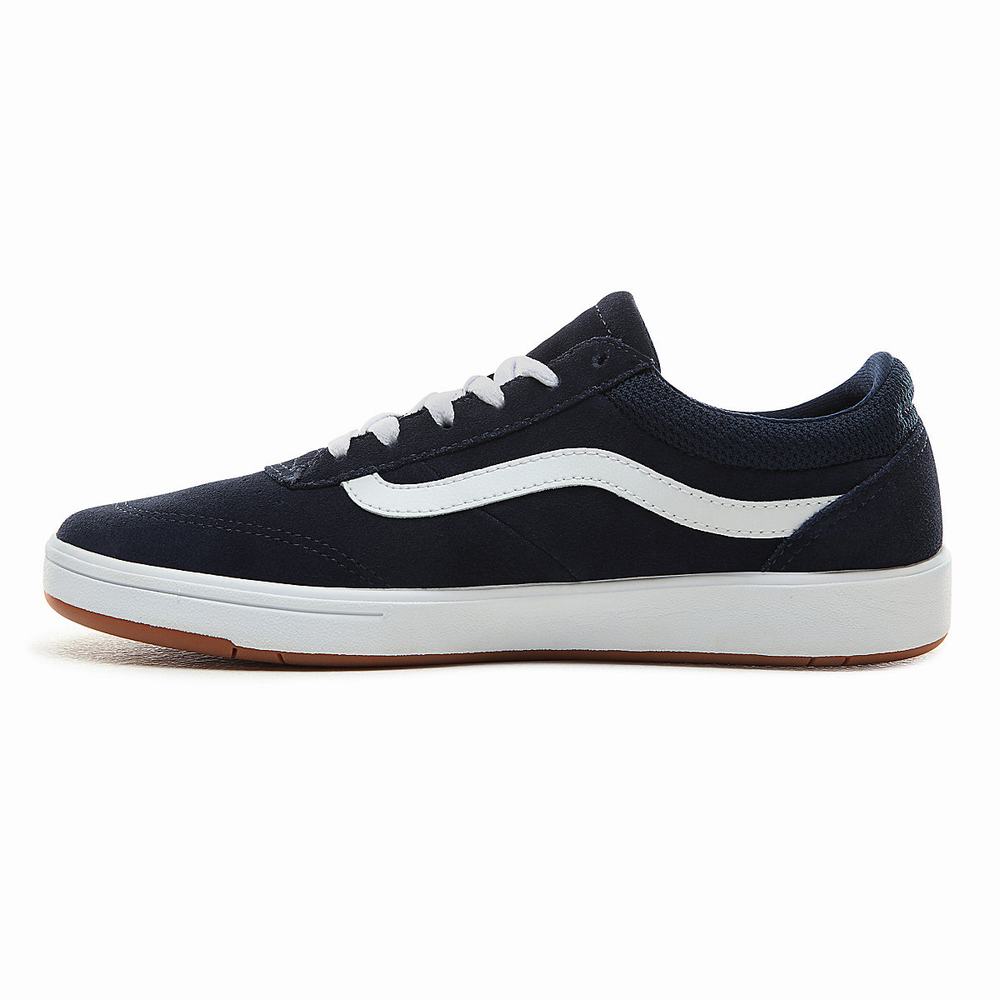 Men's Vans Staple Cruze ComfyCush Low Top Shoes Navy | USA05742