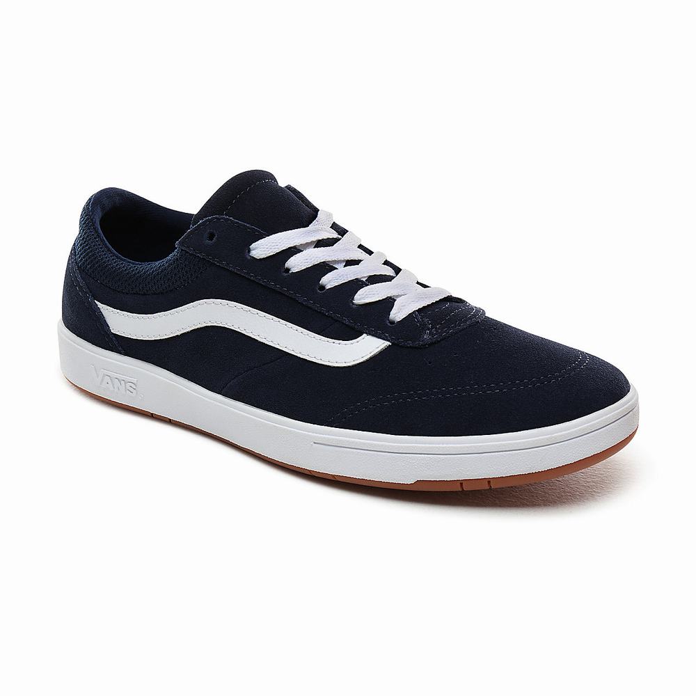 Men's Vans Staple Cruze ComfyCush Low Top Shoes Navy | USA05742