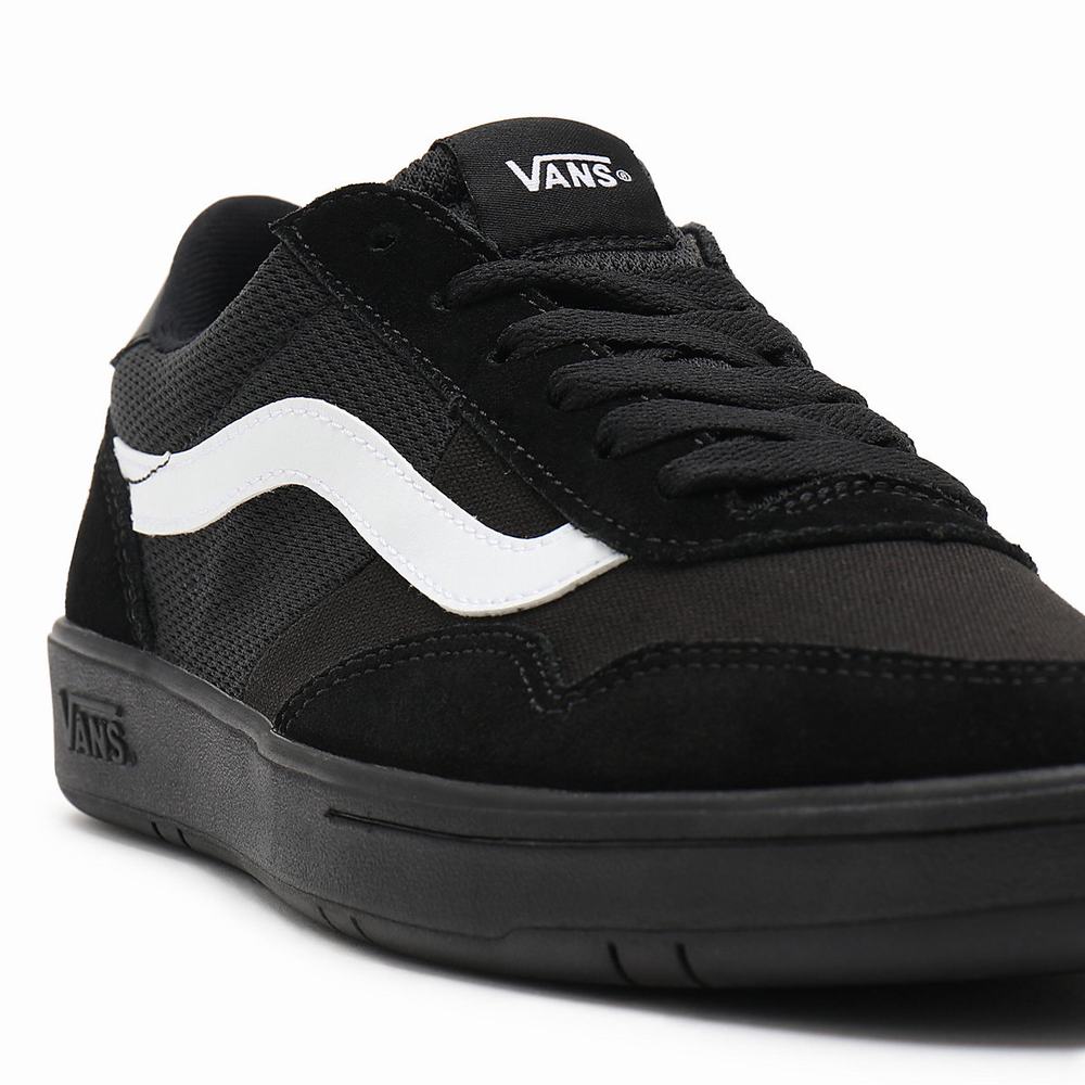 Men's Vans Staple Cruze Too ComfyCush Low Top Shoes Black | USA95732