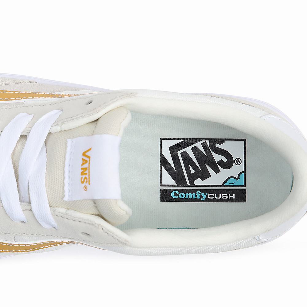 Men's Vans Staple Cruze Too ComfyCush Sneakers White / Beige | USA15436