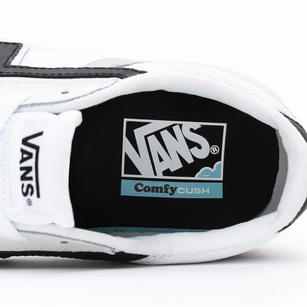 Men's Vans Staple Lowland ComfyCush Sneakers White | USA09782