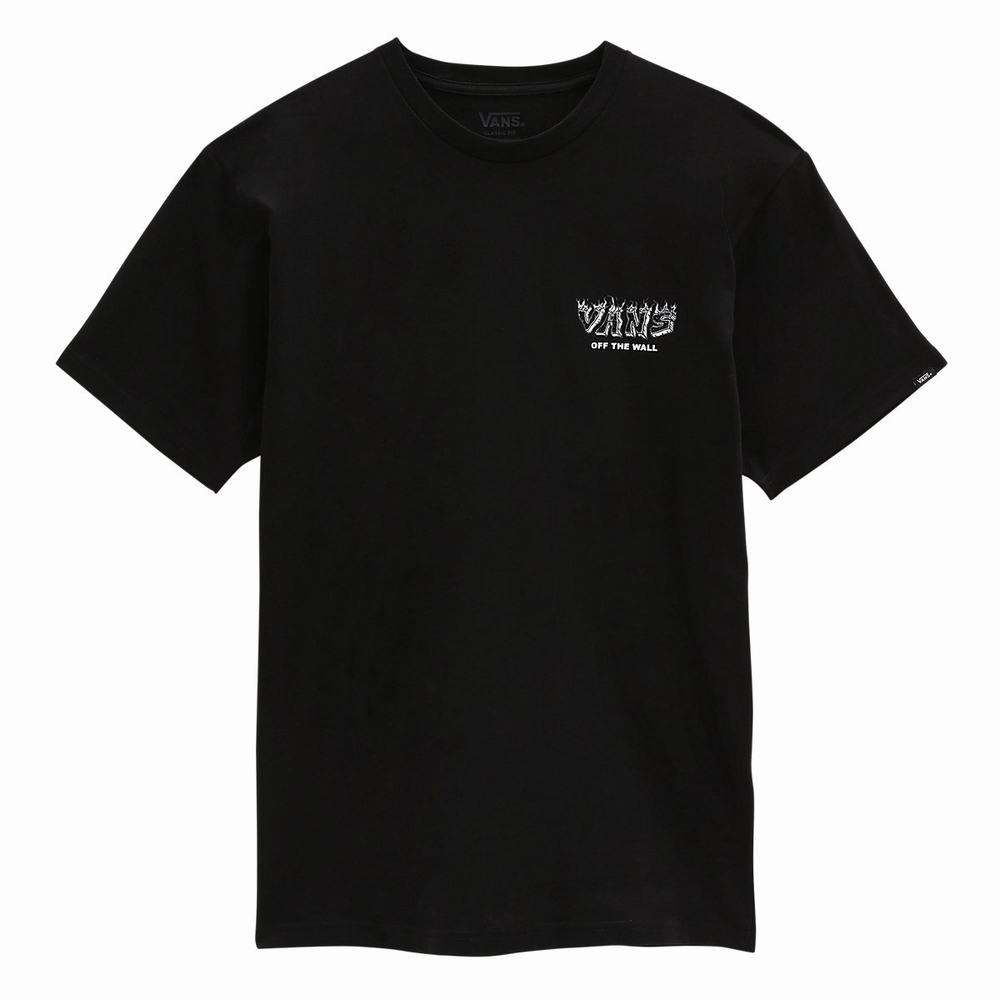 Men's Vans Still Got Time T Shirts Black | USA27065