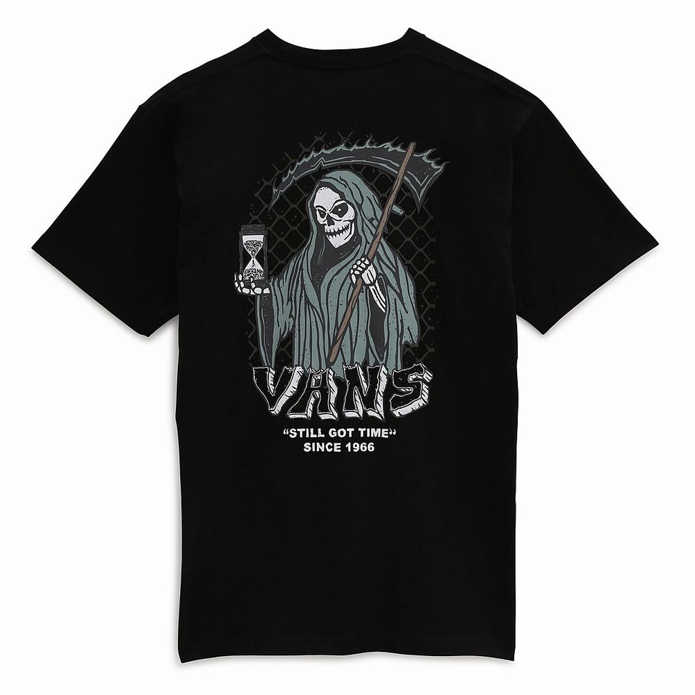 Men's Vans Still Got Time T Shirts Black | USA27065