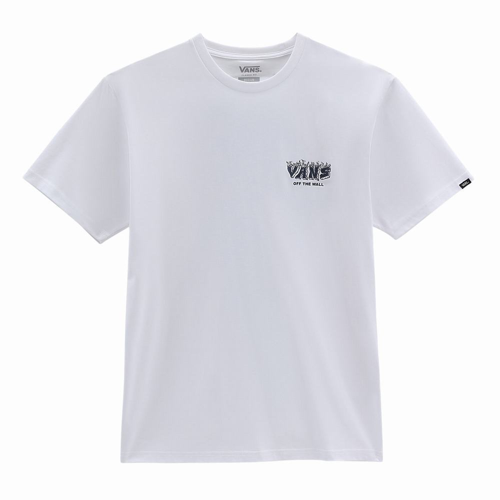 Men's Vans Still Got Time T Shirts White | USA78426