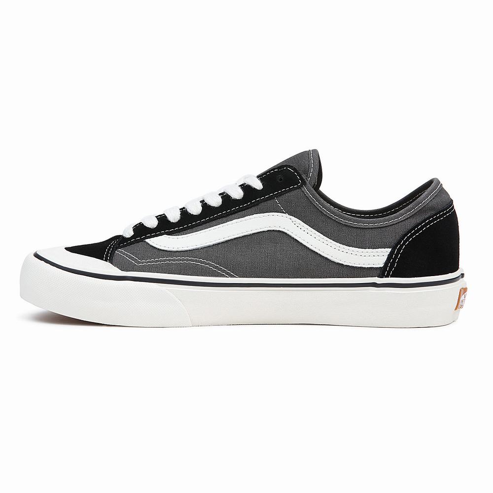 Men's Vans Style 136 Decon VR3 Sneakers Black | USA83146