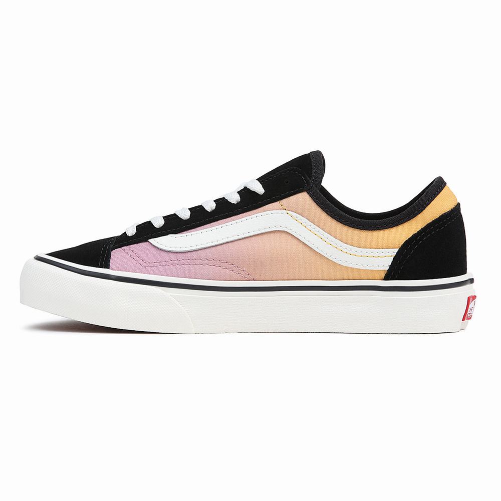 Men's Vans Style 36 Decon VR3 Sneakers Yellow / Pink | USA43609