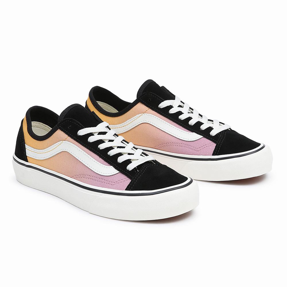 Men\'s Vans Style 36 Decon VR3 Sneakers Yellow / Pink | USA43609