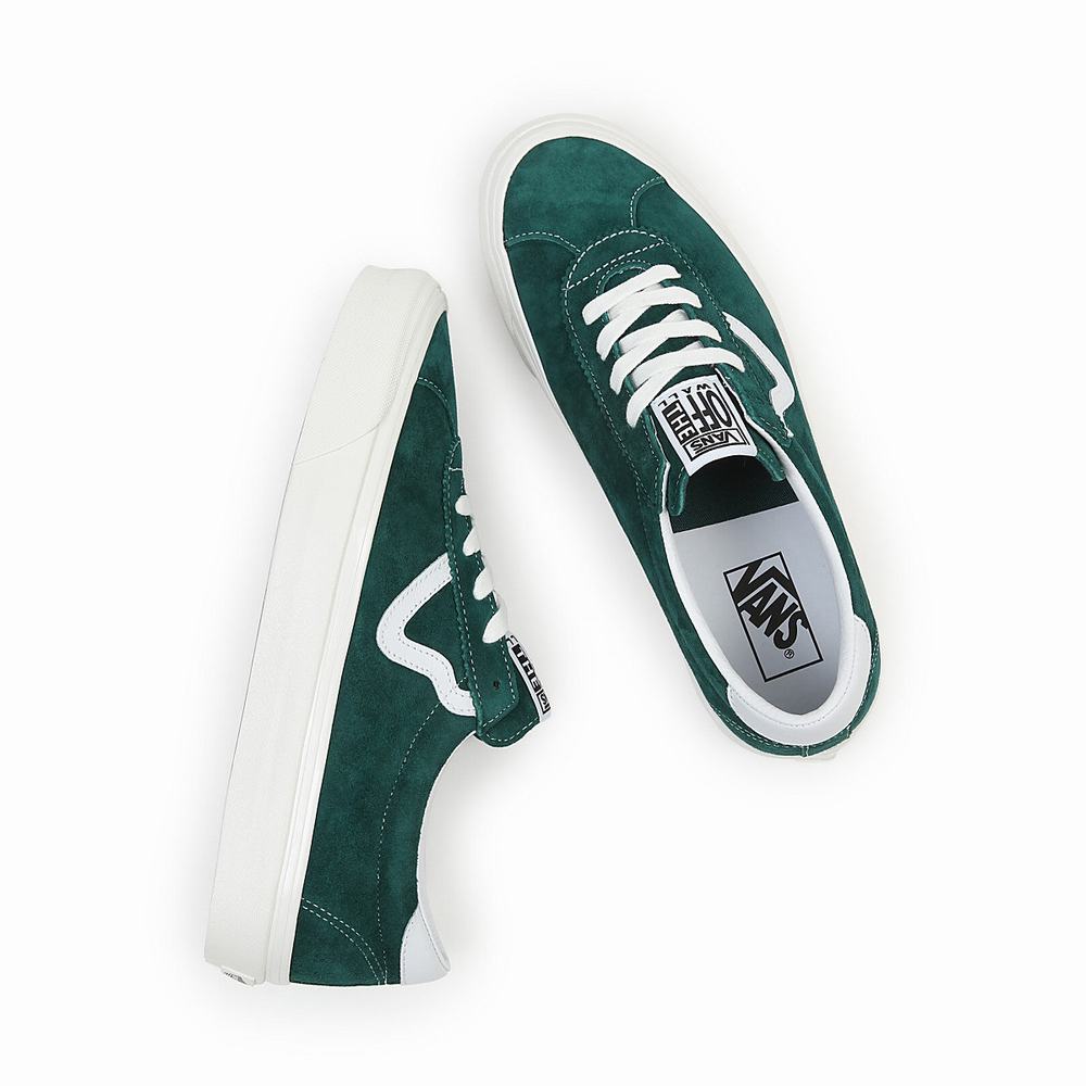 Men's Vans Style 73 DX Sneakers Green | USA48053