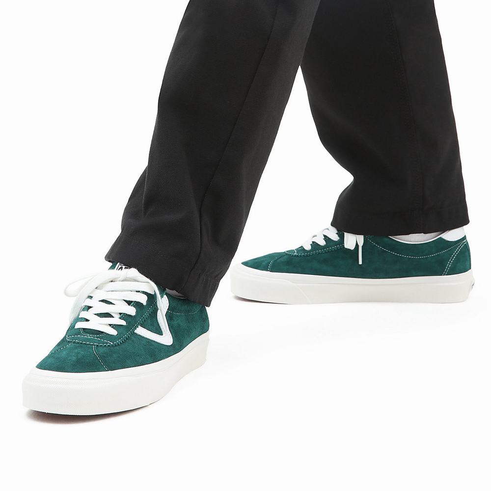 Men's Vans Style 73 DX Sneakers Green | USA48053