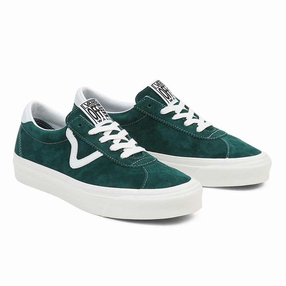 Men\'s Vans Style 73 DX Sneakers Green | USA48053