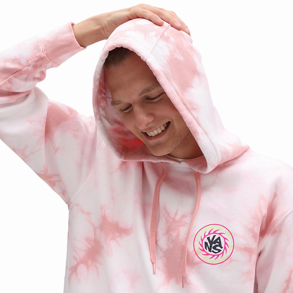 Men's Vans Summer Camp Hoodie Pink | USA85196