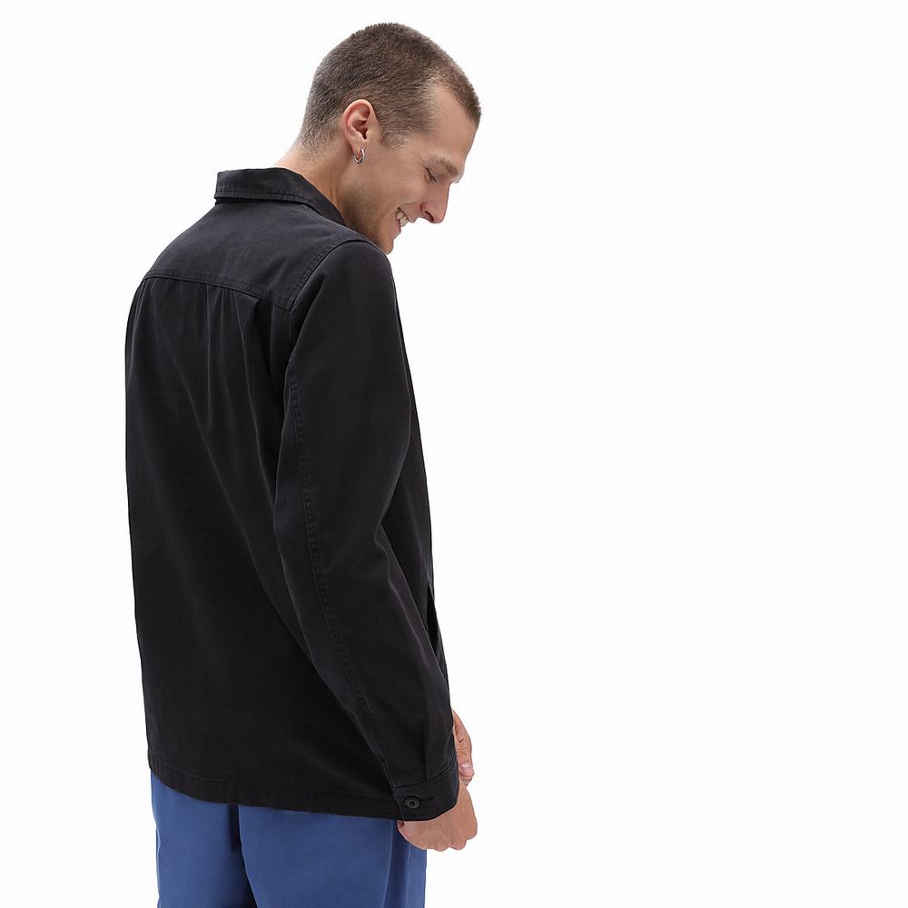 Men's Vans Surf Eco Jackets Black | USA05978