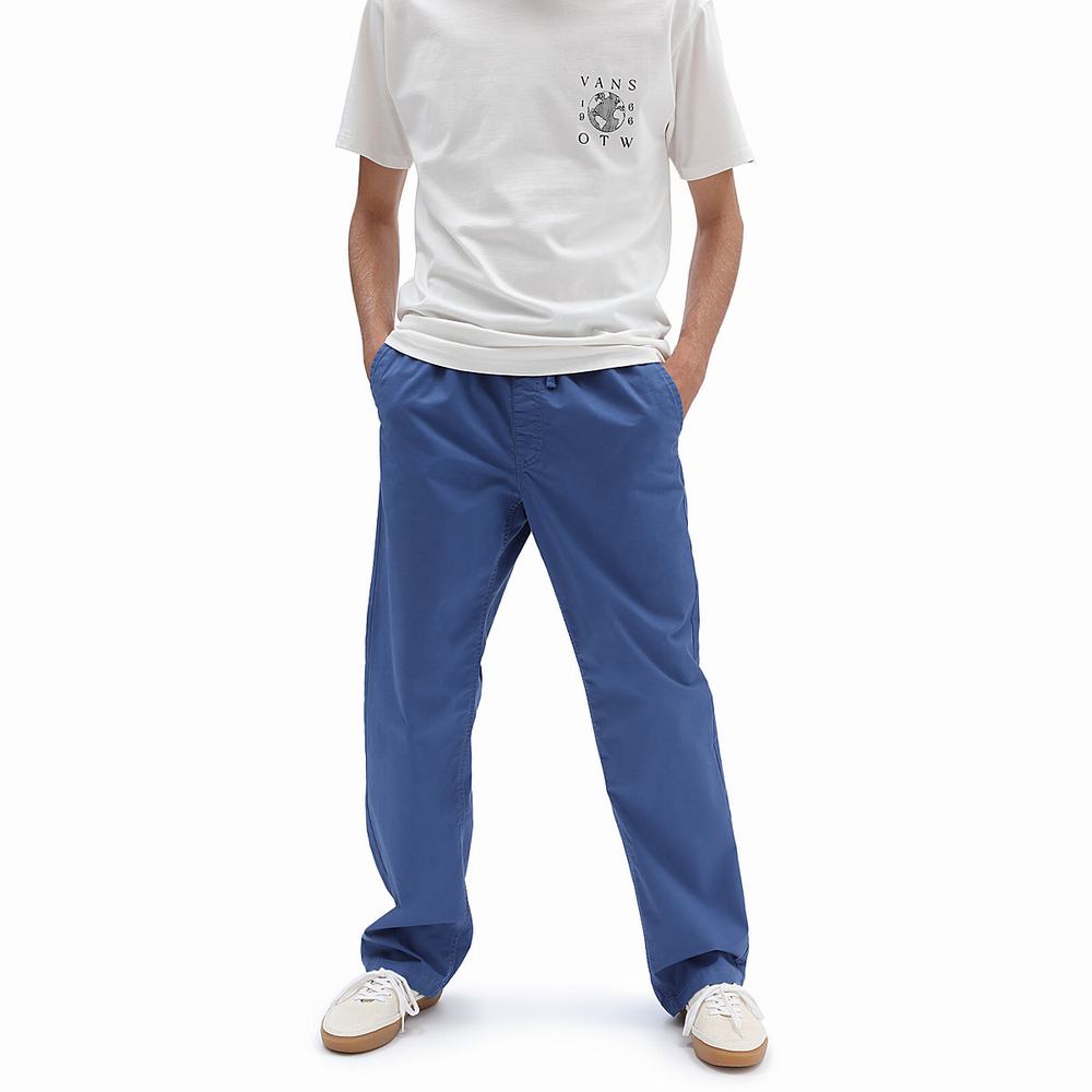 Men\'s Vans Surf Eco Range Pants Blue | USA94602