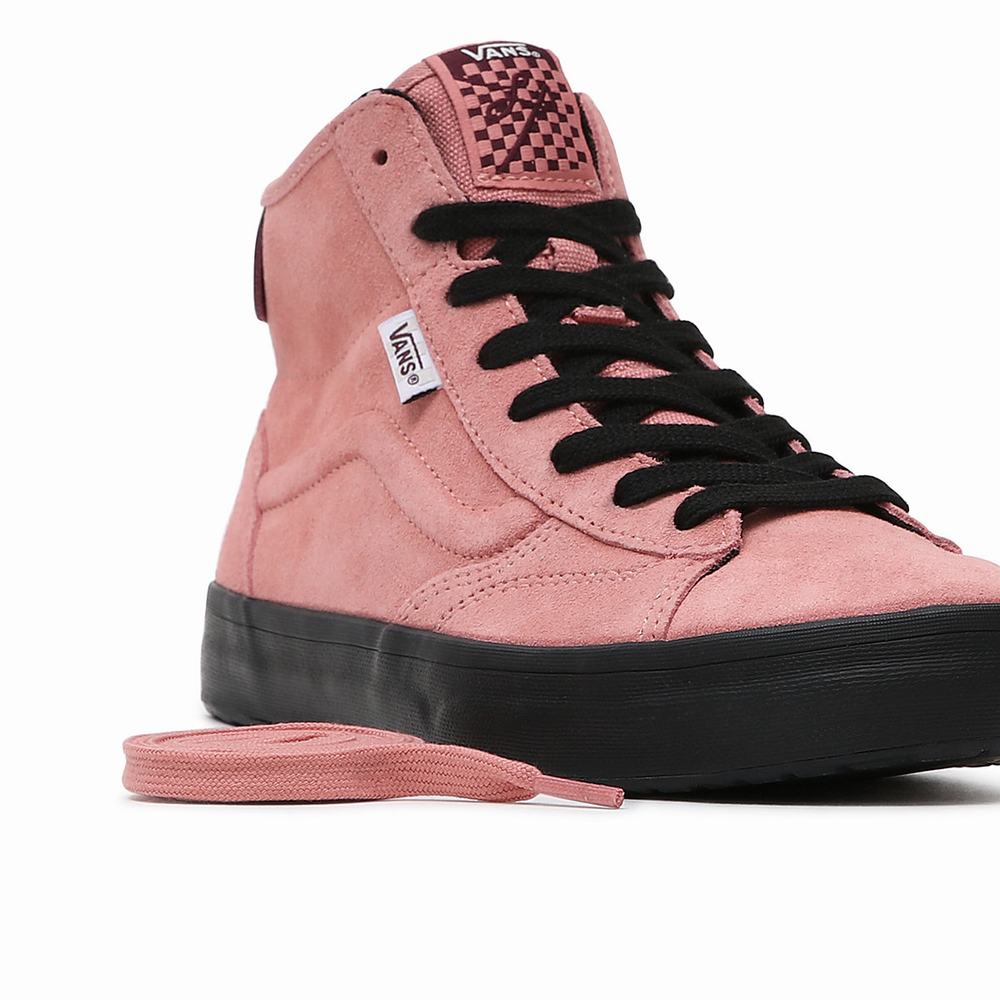 Men's Vans The Lizzie High Top Shoes Pink | USA82936