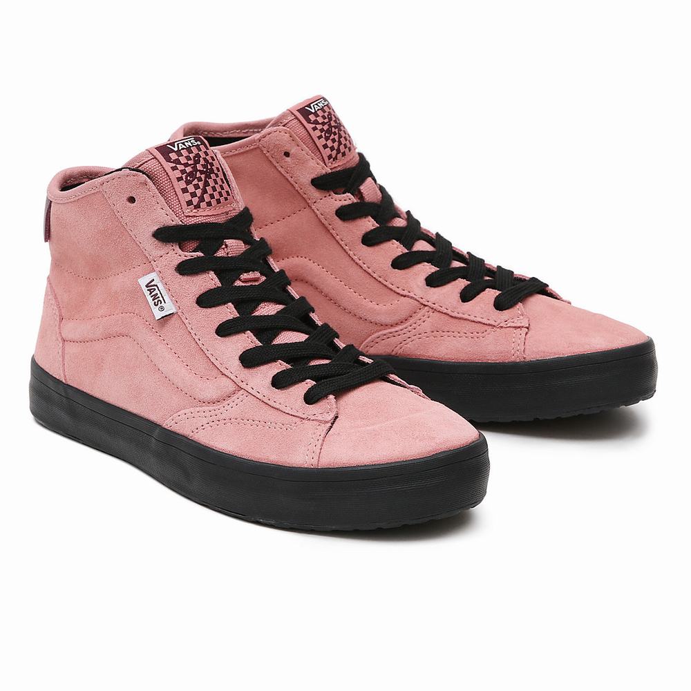 Men\'s Vans The Lizzie High Top Shoes Pink | USA82936