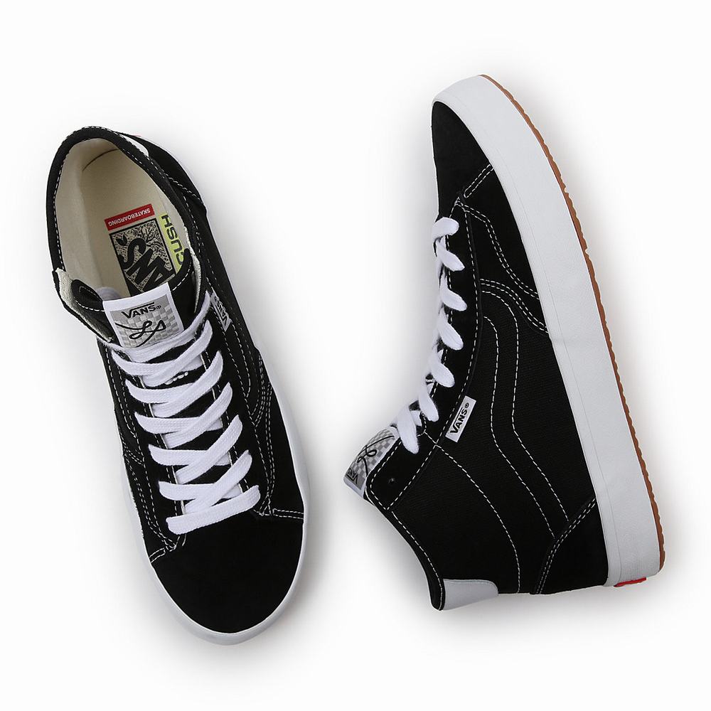 Men's Vans The Lizzie Sneakers Black | USA39815