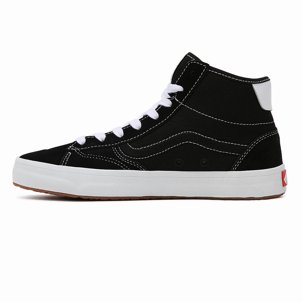 Men's Vans The Lizzie Sneakers Black | USA39815