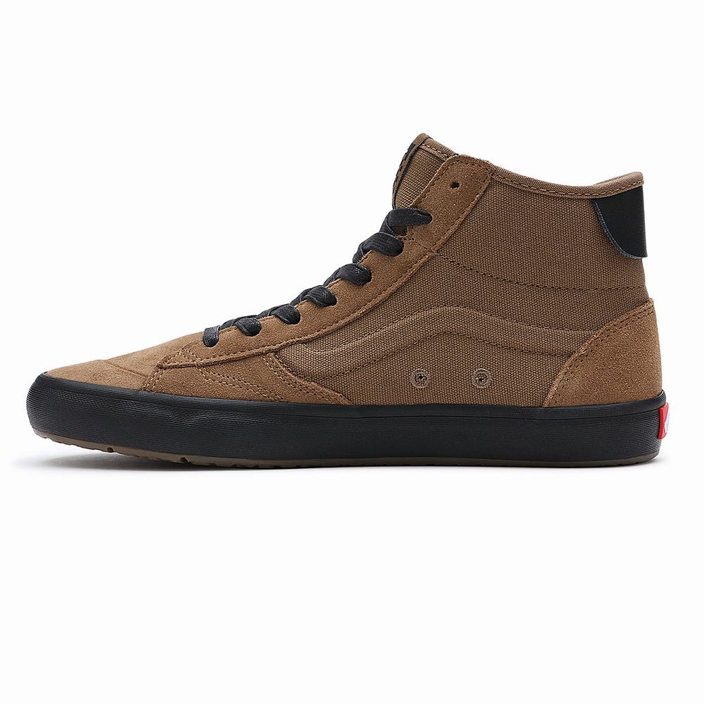 Men's Vans The Lizzie Sneakers Brown | USA78201