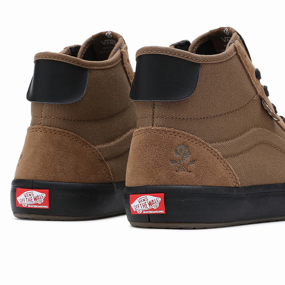 Men's Vans The Lizzie Sneakers Brown | USA78201