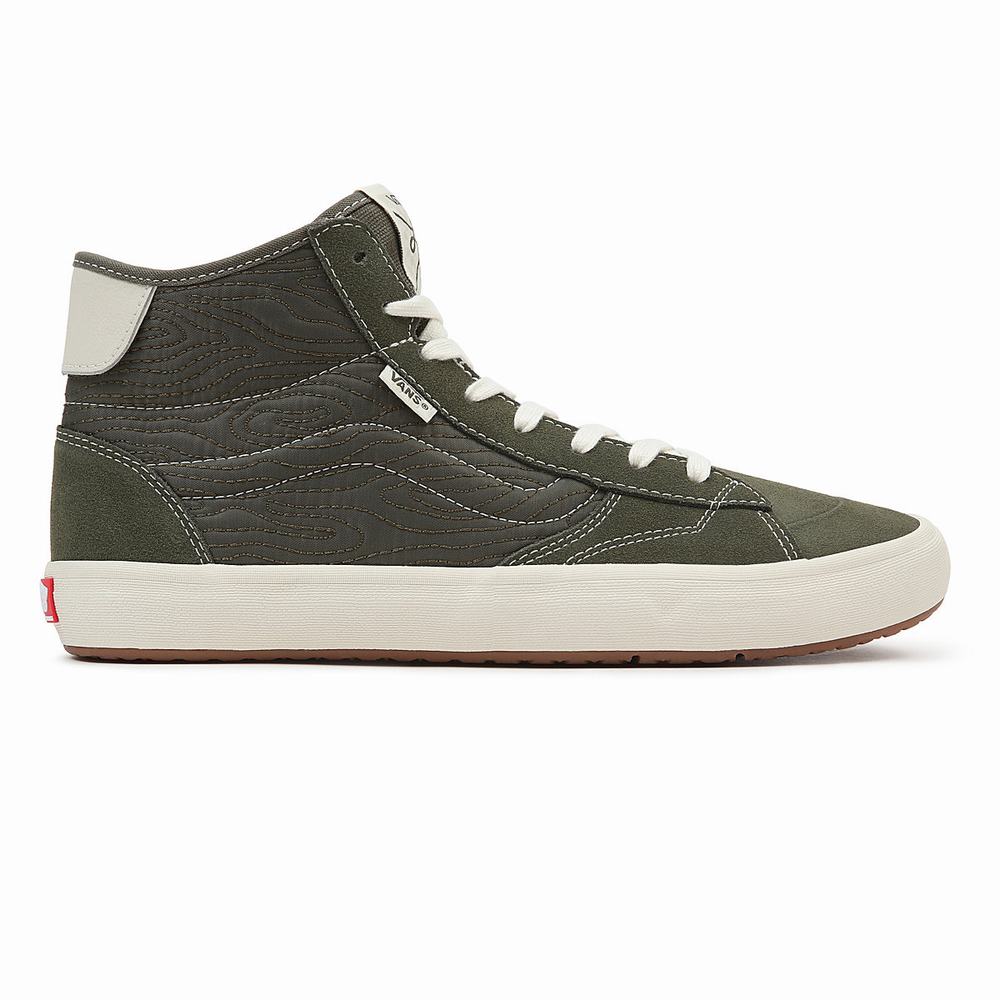 Men's Vans The Lizzie Sneakers Green | USA85234