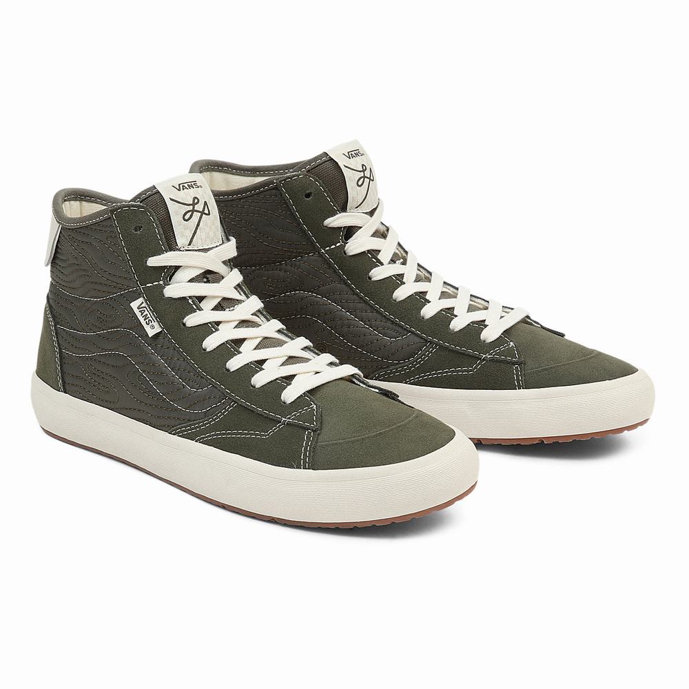 Men\'s Vans The Lizzie Sneakers Green | USA85234