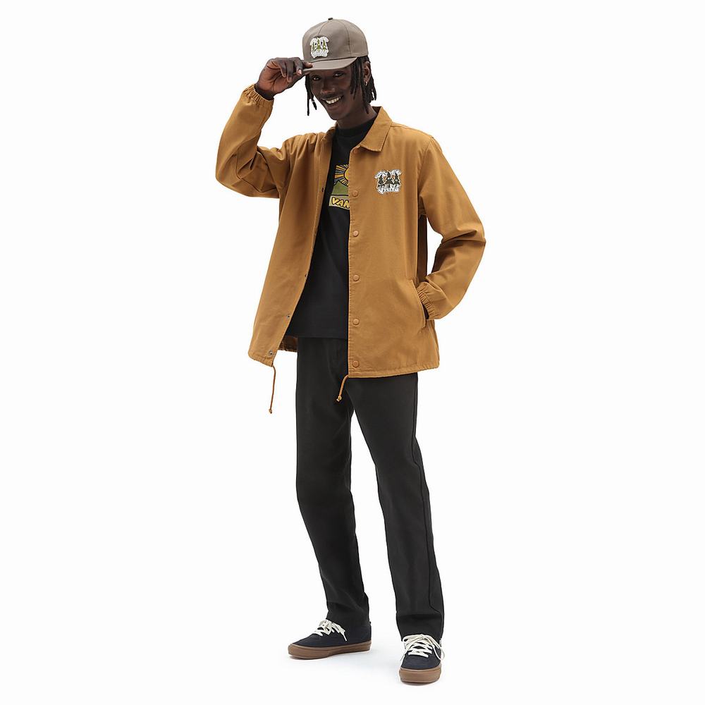 Men's Vans Torrey Skate Jackets Brown | USA75186