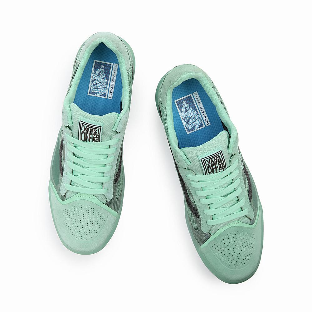 Men's Vans Translucent EVDNT UltimateWaffle Sneakers Green | USA08167