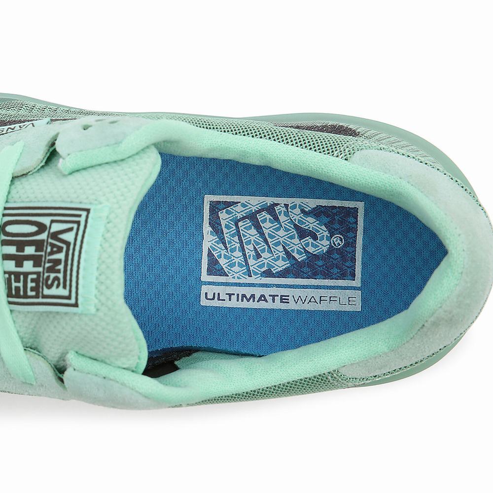 Men's Vans Translucent EVDNT UltimateWaffle Sneakers Green | USA08167