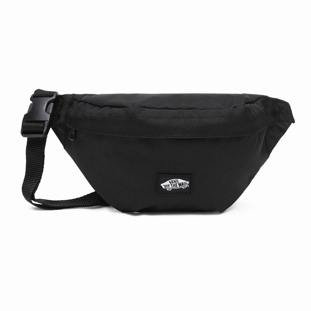 Men\'s Vans Traveller Fanny Pack Bags Black | USA63825