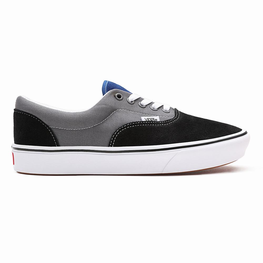 Men's Vans Tri-Tone ComfyCush Era Sneakers Black / Grey | USA93758