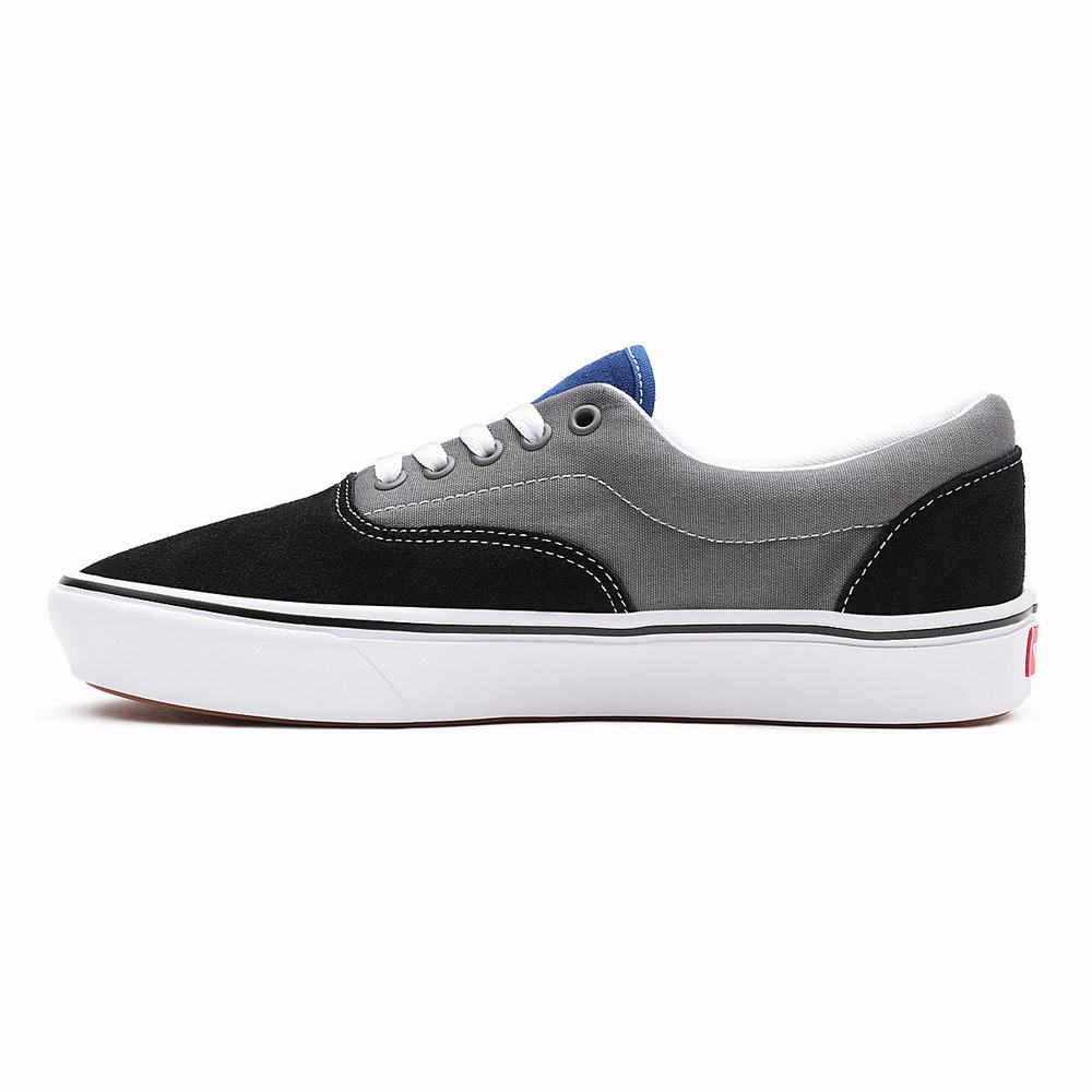 Men's Vans Tri-Tone ComfyCush Era Sneakers Black / Grey | USA93758