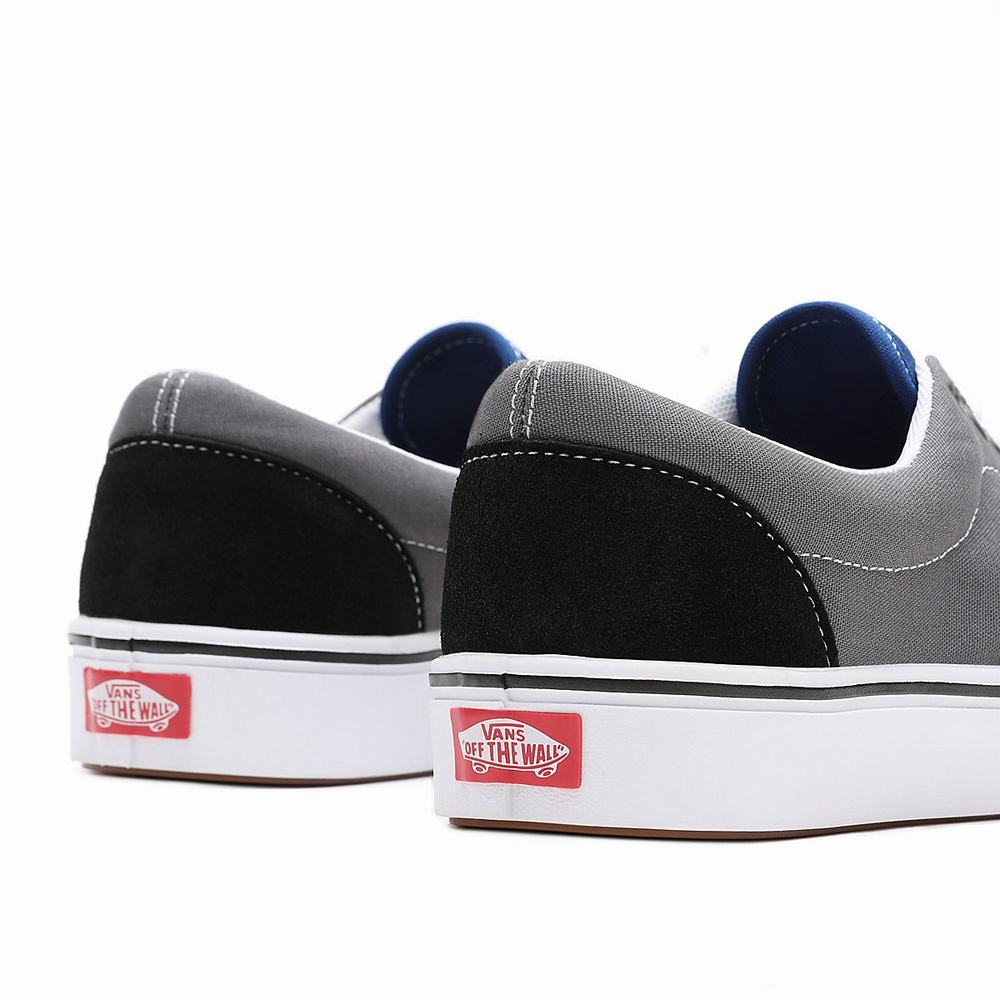 Men's Vans Tri-Tone ComfyCush Era Sneakers Black / Grey | USA93758