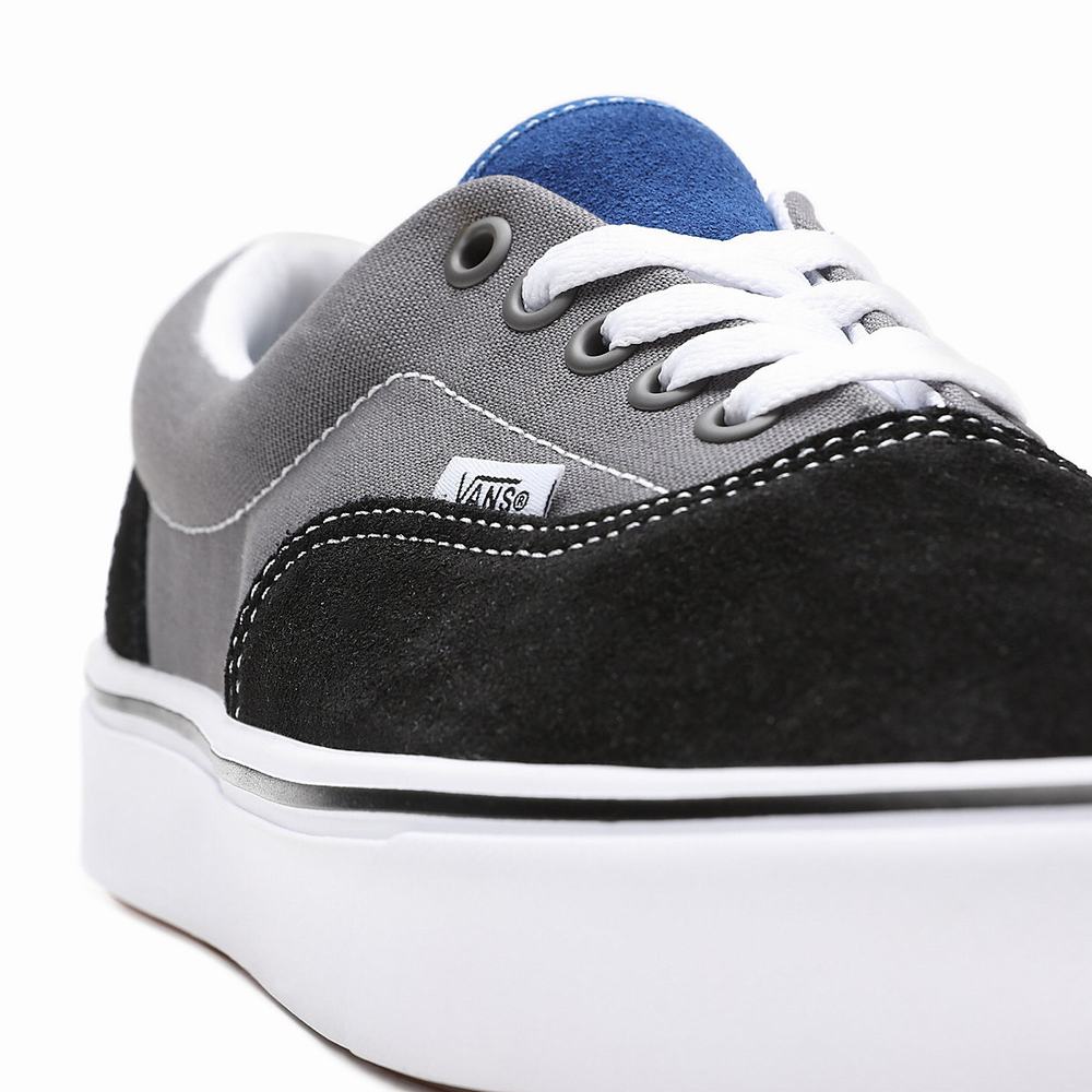 Men's Vans Tri-Tone ComfyCush Era Sneakers Black / Grey | USA93758