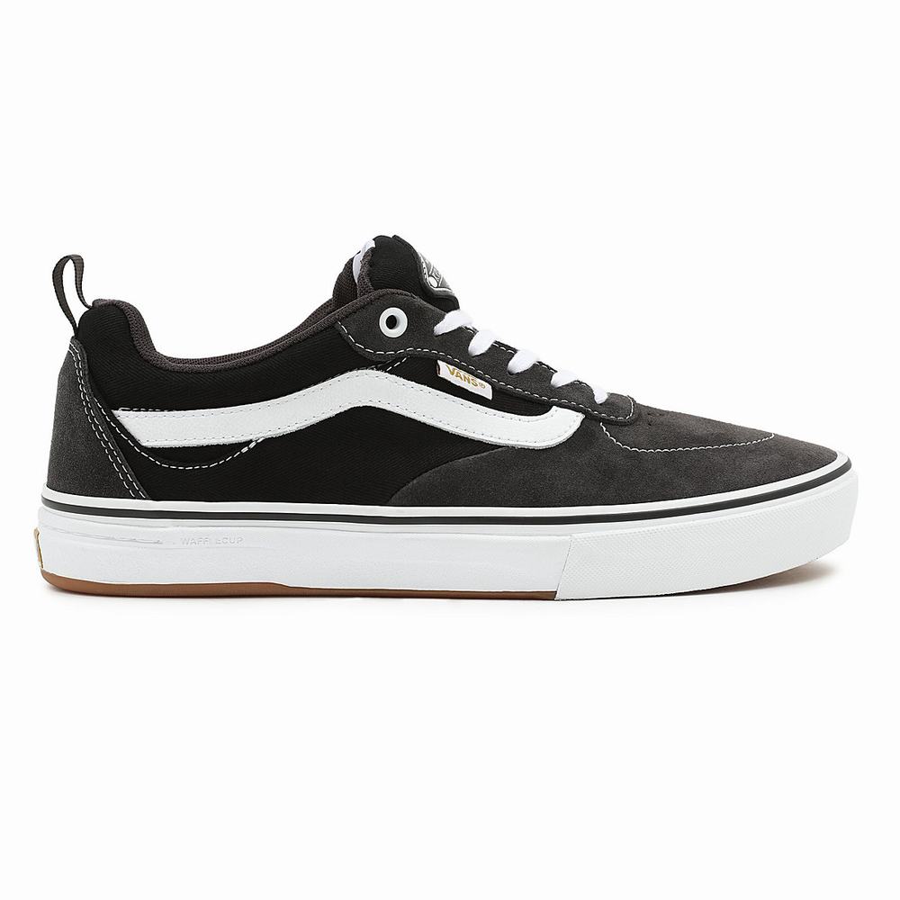 Men's Vans Twill Kyle Walker Sneakers Black / Grey | USA79206