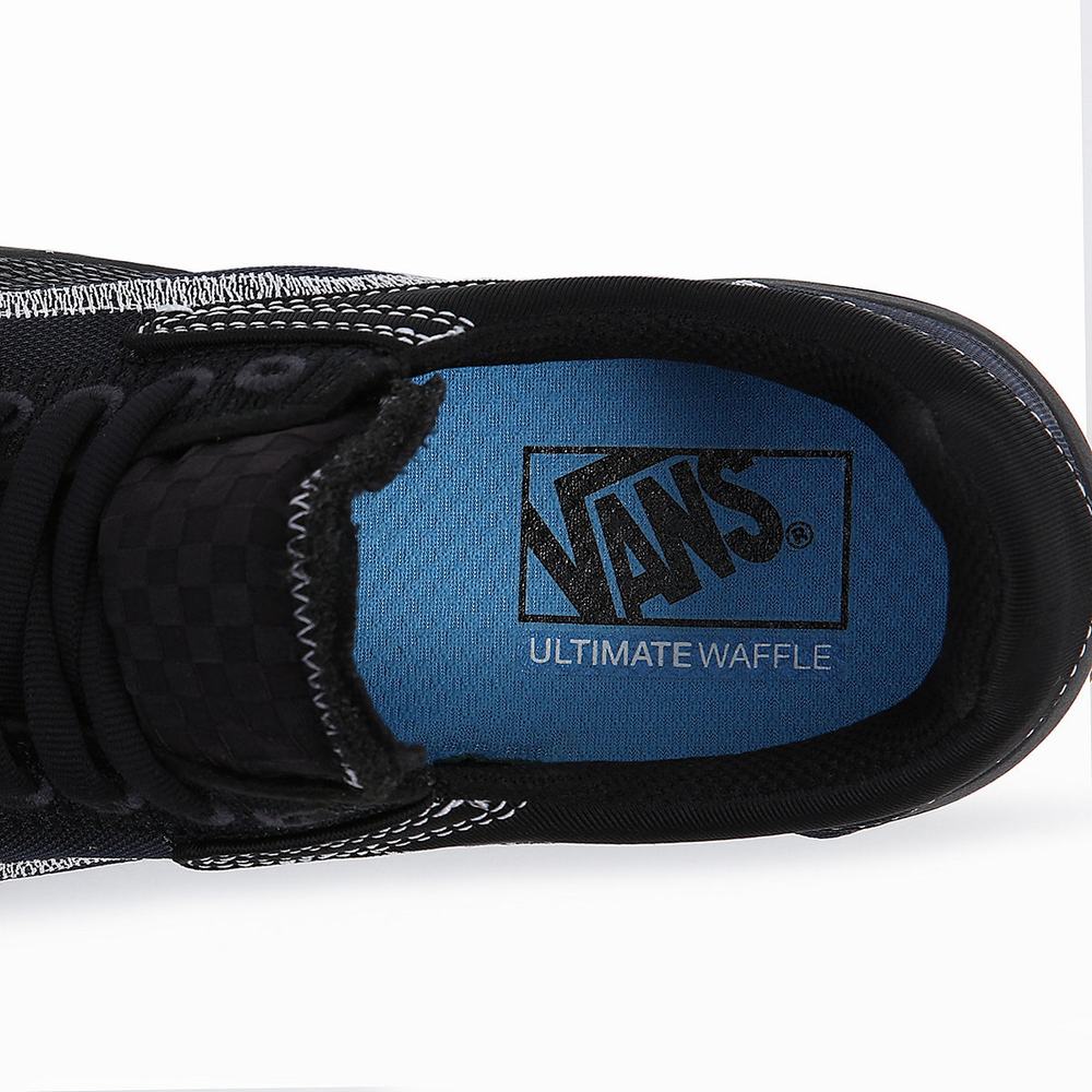 Men's Vans Ultimatewaffle EXP Sneakers Black | USA56214