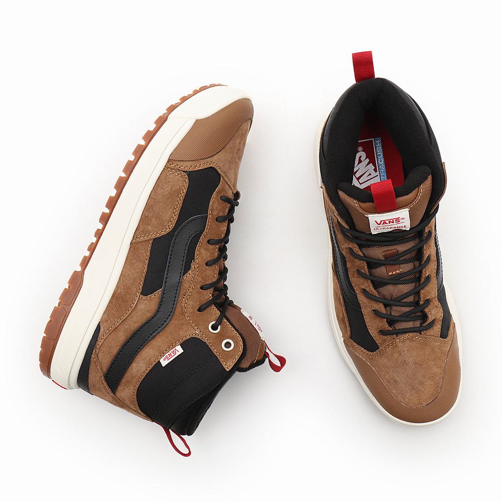 Men's Vans UltraRange EXO Hi MTE-1 Sneakers Brown | USA07325