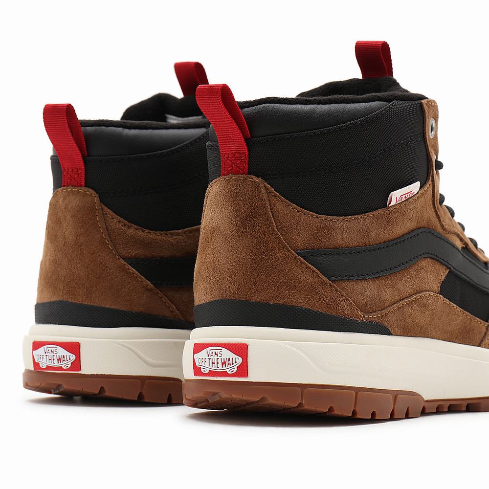 Men's Vans UltraRange EXO Hi MTE-1 Sneakers Brown | USA07325