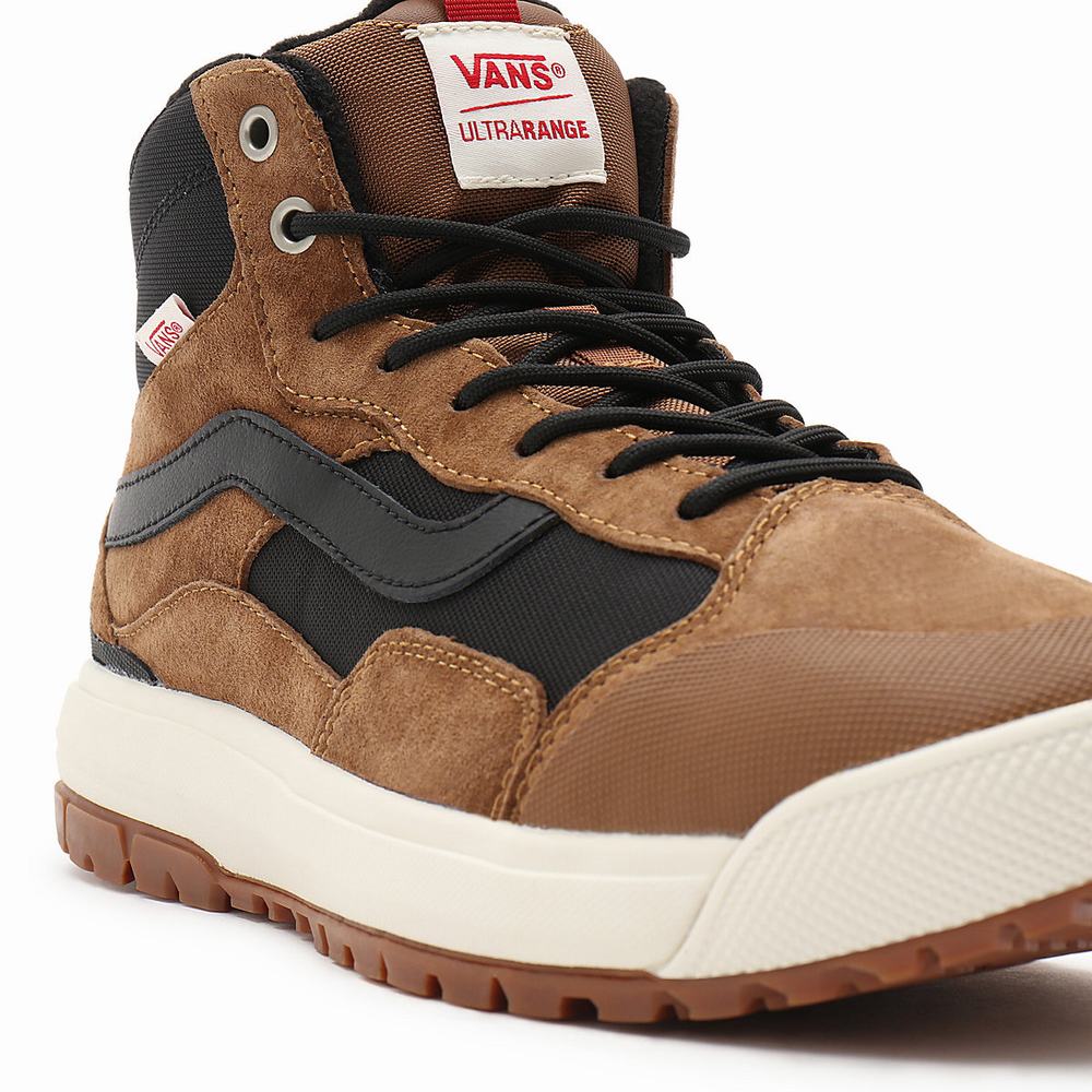 Men's Vans UltraRange EXO Hi MTE-1 Sneakers Brown | USA07325