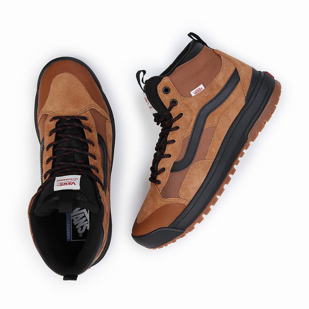 Men's Vans UltraRange EXO Hi MTE-1 Sneakers Brown / Orange | USA20784