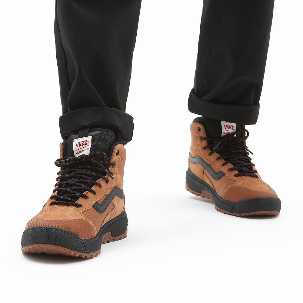 Men's Vans UltraRange EXO Hi MTE-1 Sneakers Brown / Orange | USA20784