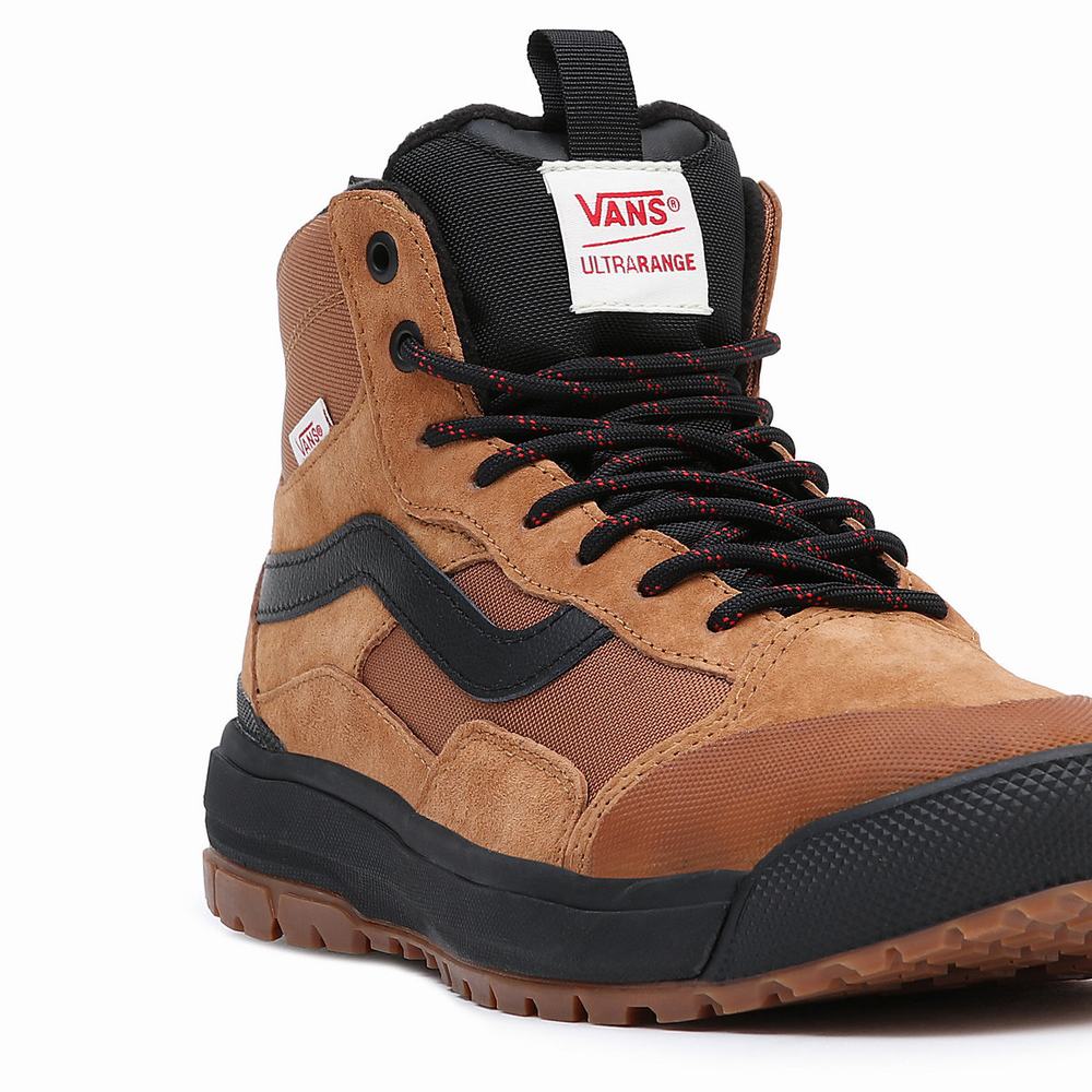 Men's Vans UltraRange EXO Hi MTE-1 Sneakers Brown / Orange | USA20784