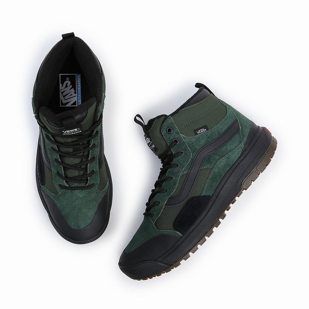 Men's Vans UltraRange EXO Hi MTE-1 Sneakers Green | USA32754