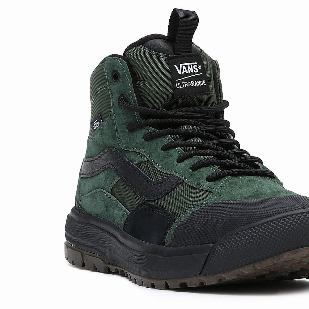 Men's Vans UltraRange EXO Hi MTE-1 Sneakers Green | USA32754