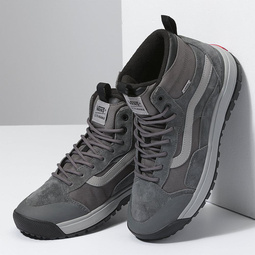 Men's Vans UltraRange EXO Hi MTE-1 Sneakers Grey | USA45379