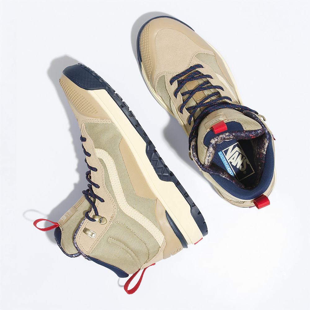 Men's Vans UltraRange EXO Hi MTE-2 Sneakers Beige | USA35106