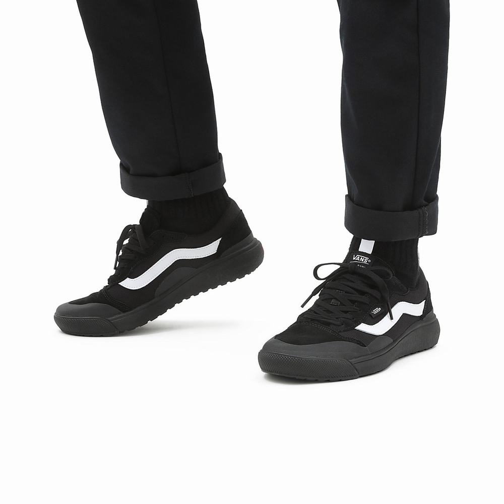 Men's Vans UltraRange Exo Se Sneakers Black | USA35208